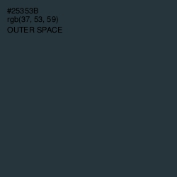 #25353B - Outer Space Color Image